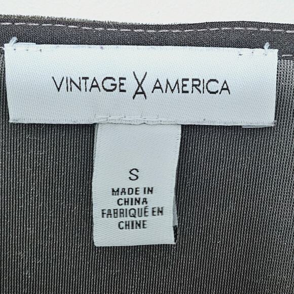 Vintage X American  Embroidered Velvet Top Women's Size S Brown Whimsigoth Boho - Picture 5 of 7